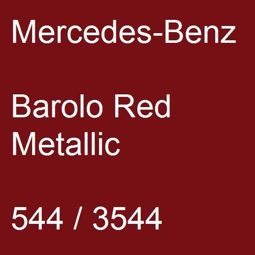 Mercedes-Benz, Barolo Red Metallic, 544 / 3544.